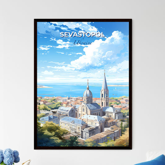 Sevastopol Ukraine Skyline - A City With A Body Of Water - Customizable Travel Gift Default Title