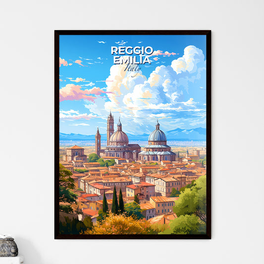 Reggio Emilia Italy Skyline - A City With A Dome Shaped Building - Customizable Travel Gift Default Title