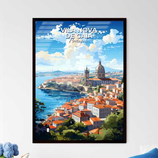 Vila Nova de Gaia Portugal Skyline - A City By The Water - Customizable Travel Gift Default Title
