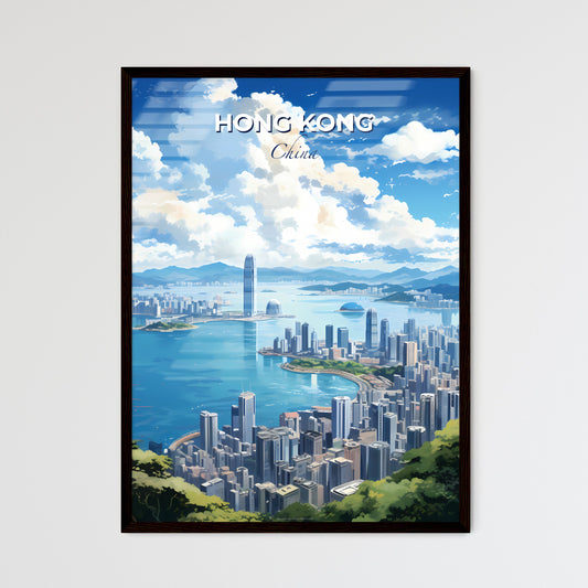 Hong Kong China Skyline - A City By The Water - Customizable Travel Gift Default Title
