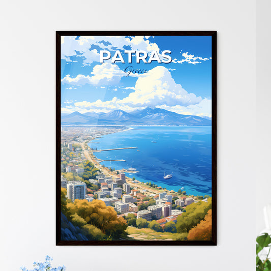 Patras Greece Skyline - A City Next To The Water - Customizable Travel Gift Default Title