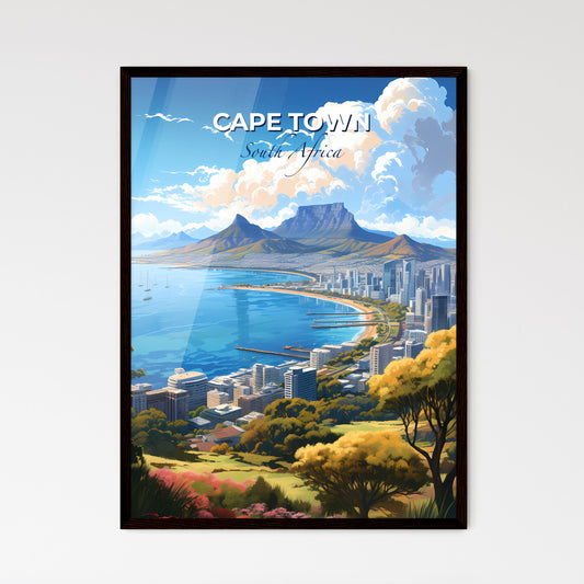 Cape Town South Africa Skyline - A City Next To A Body Of Water - Customizable Travel Gift Default Title