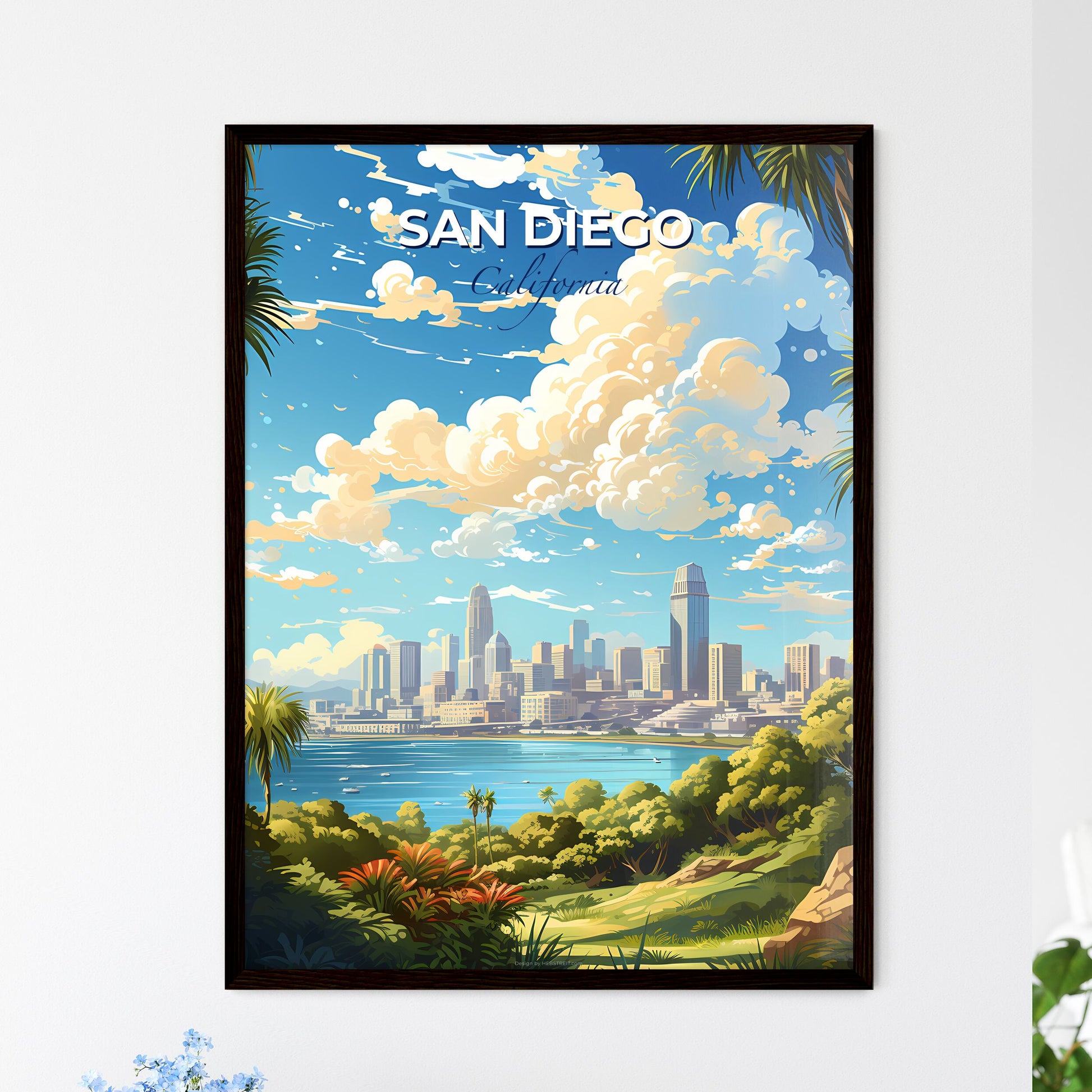 San Diego California Skyline - A City By The Water - Customizable Travel Gift Default Title