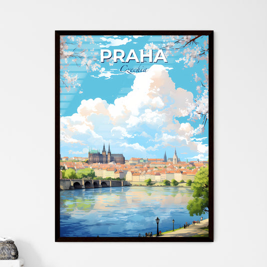 Praha Czechia Skyline - A City By A River - Customizable Travel Gift Default Title