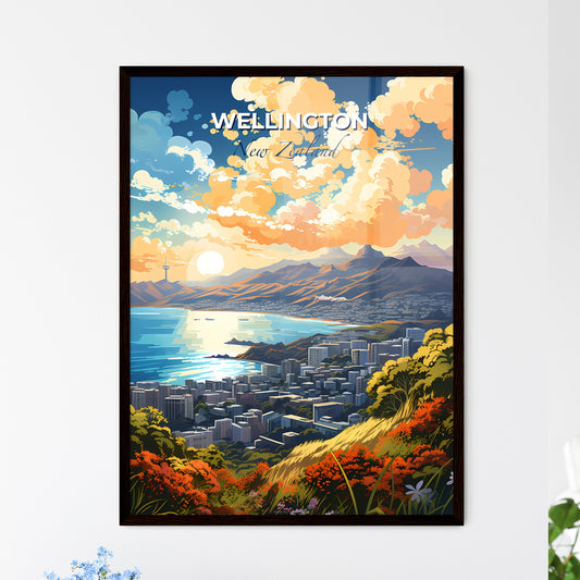 Wellington New Zealand Skyline - A City By The Water - Customizable Travel Gift Default Title