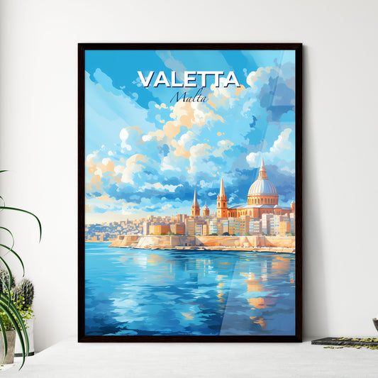 Valetta Malta Skyline - A City By The Water - Customizable Travel Gift Default Title