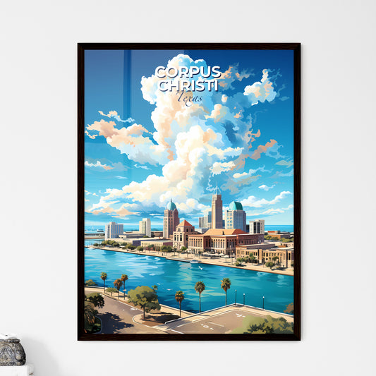 Corpus Christi Texas Skyline - A City By A River - Customizable Travel Gift Default Title
