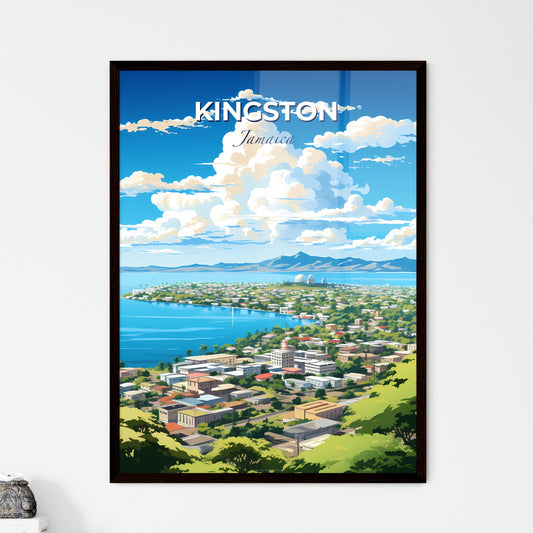 Kingston Jamaica Skyline - A City Next To The Water - Customizable Travel Gift Default Title