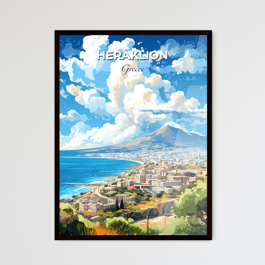 Heraklion Greece Skyline - A City By The Water - Customizable Travel Gift Default Title