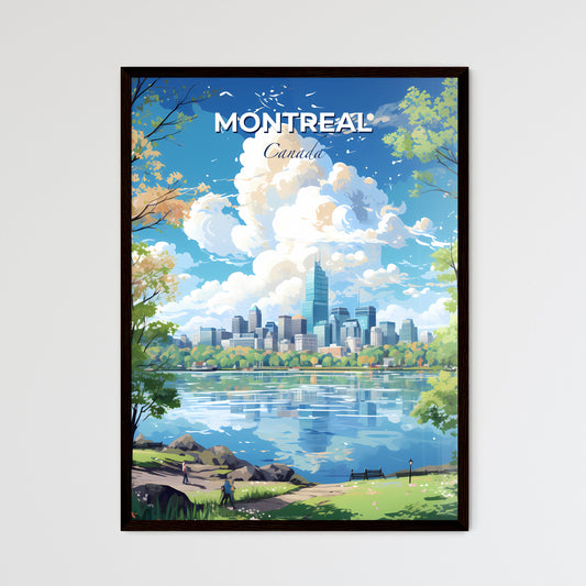 Montreal Canada Skyline - A City By A Lake - Customizable Travel Gift Default Title