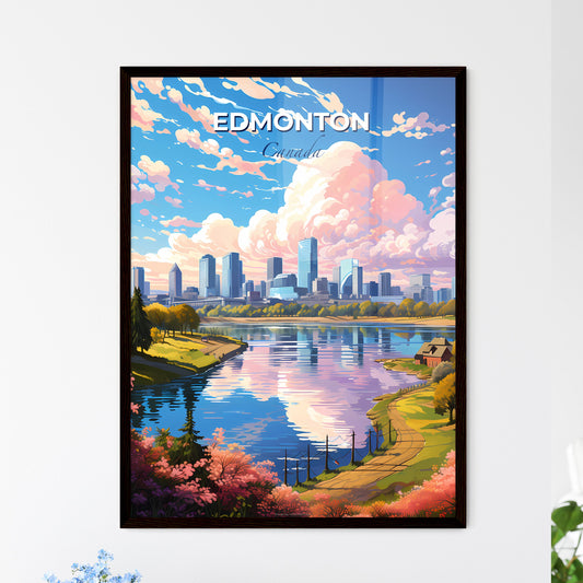 Edmonton Canada Skyline - A City By A River - Customizable Travel Gift Default Title