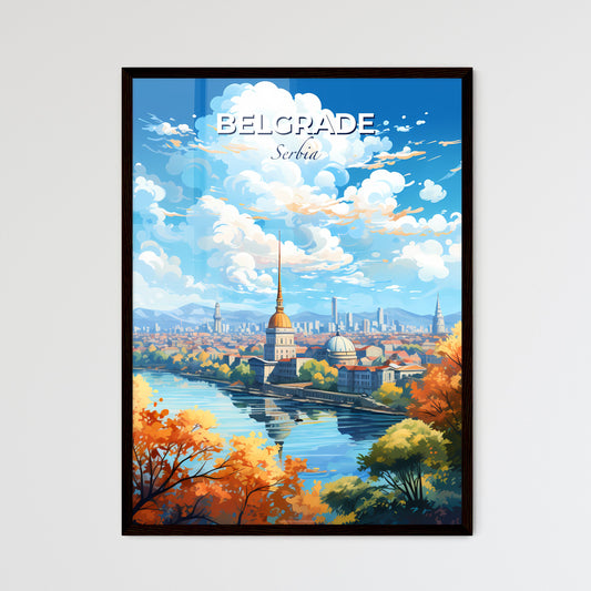 Belgrade Serbia Skyline - A City With A River And Trees - Customizable Travel Gift Default Title