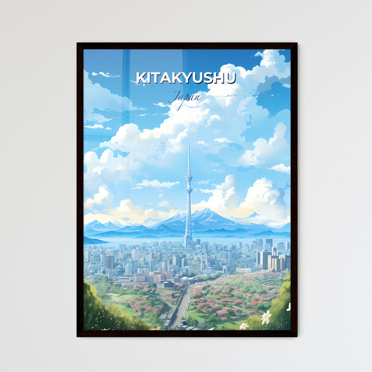 Kitakyushu Japan Skyline - A Large City With A Tall Tower - Customizable Travel Gift Default Title