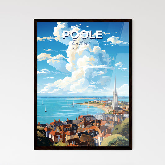 Poole England Skyline - A City By The Water - Customizable Travel Gift Default Title