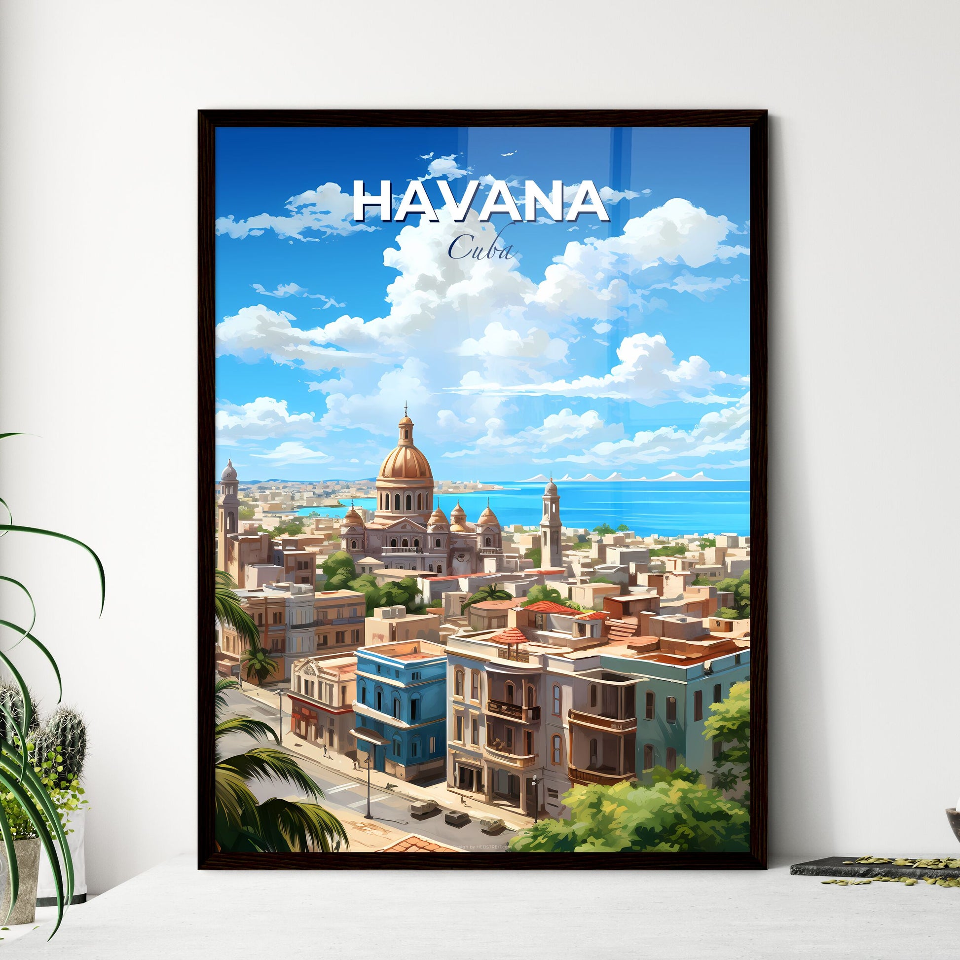 Havana Cuba Skyline - A City With A Large Body Of Water - Customizable Travel Gift Default Title