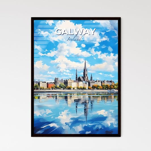 Galway Ireland Skyline - A City With A Body Of Water - Customizable Travel Gift Default Title