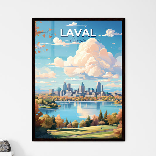 Laval Canada Skyline - A City By A Lake - Customizable Travel Gift Default Title