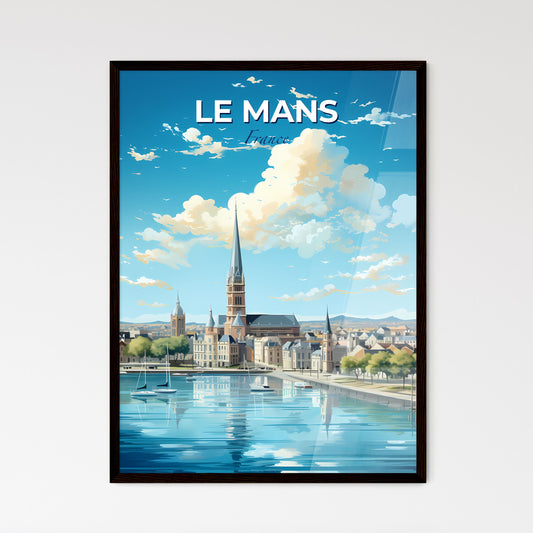 Le Havre France Skyline - A City With A Tall Tower And A Body Of Water - Customizable Travel Gift Default Title