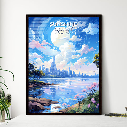 Sunshine Coast Australia Skyline - A City By The Water - Customizable Travel Gift Default Title