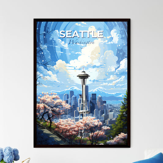 Seattle Skyline - A Space Needle In A City - Customizable Travel Gift Default Title