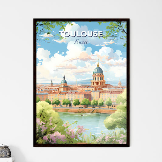Toulouse France Skyline - A City With A River And Trees - Customizable Travel Gift Default Title