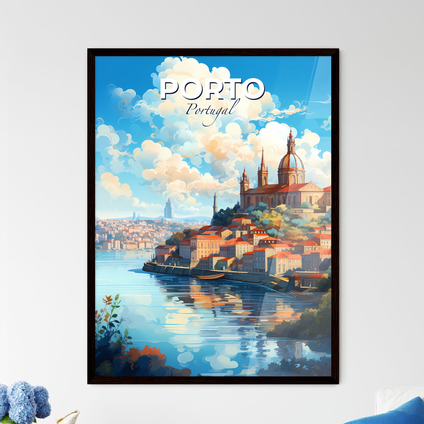 Porto Portugal Skyline - A City By The Water - Customizable Travel Gift Default Title
