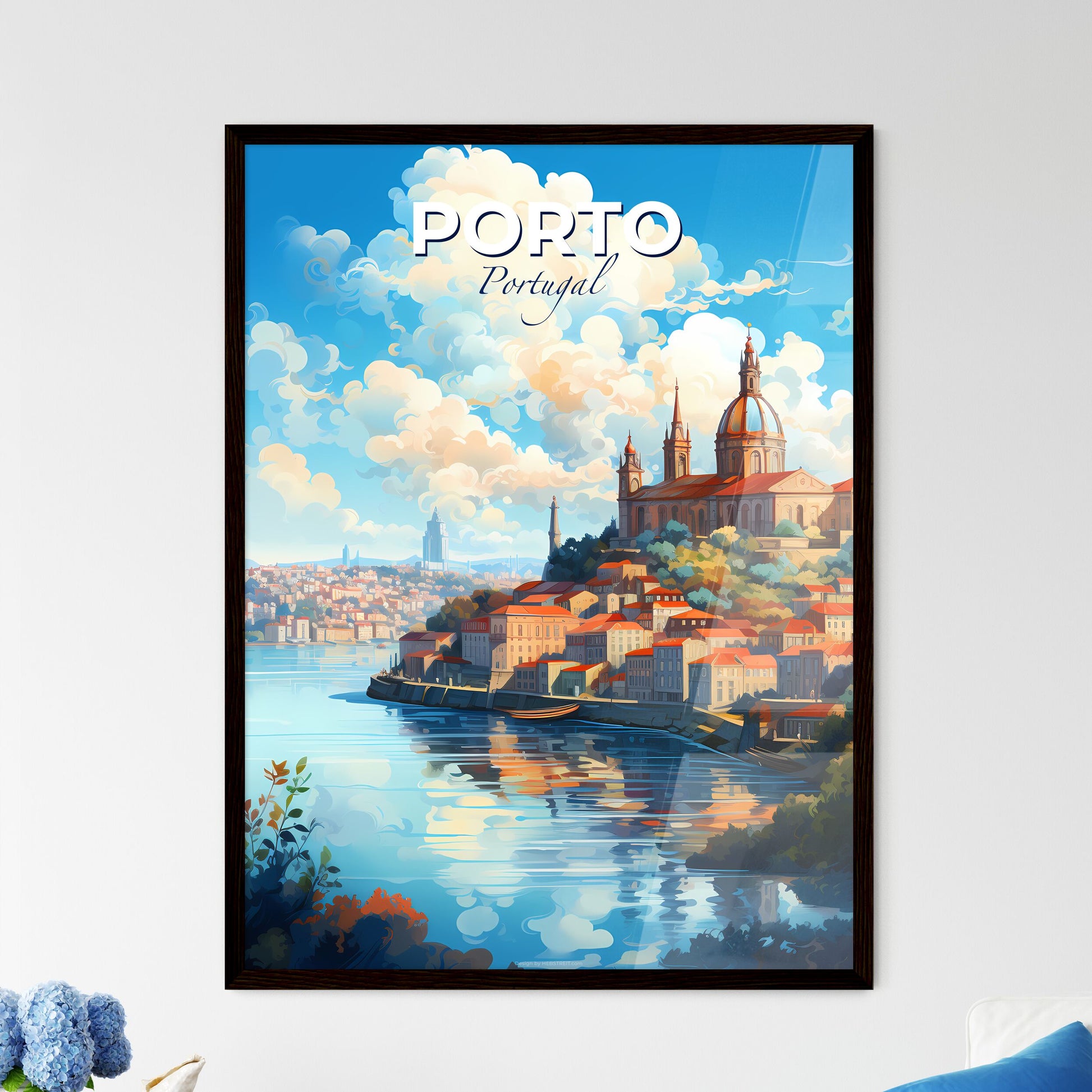 Porto Portugal Skyline - A City By The Water - Customizable Travel Gift Default Title