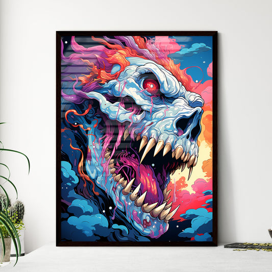 A Poster of low dutch angle digital acid trip  Wall Art