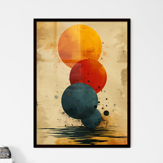 A Poster of the shadow of the trinity is sho - Framed Art Print