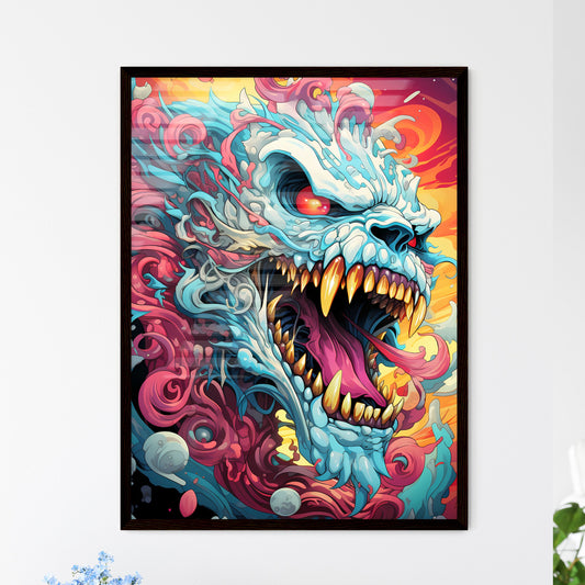 A Poster of low dutch angle digital acid trip  Wall Art