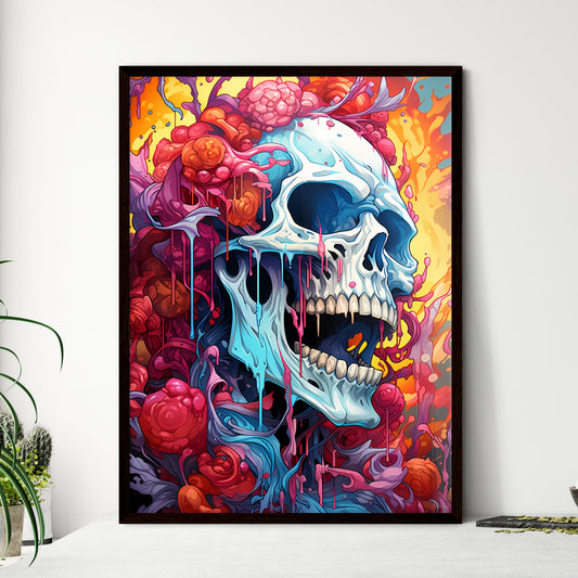 A Poster of low dutch angle digital acid tri - Framed Art Print