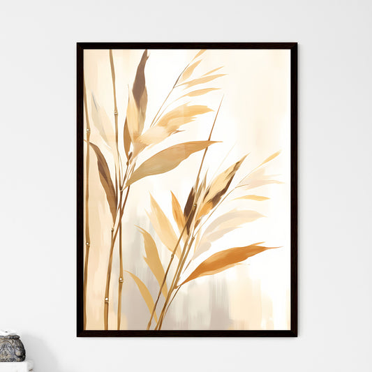 A Poster of Drawing of Minimal Style - A Clo - Framed Art Print