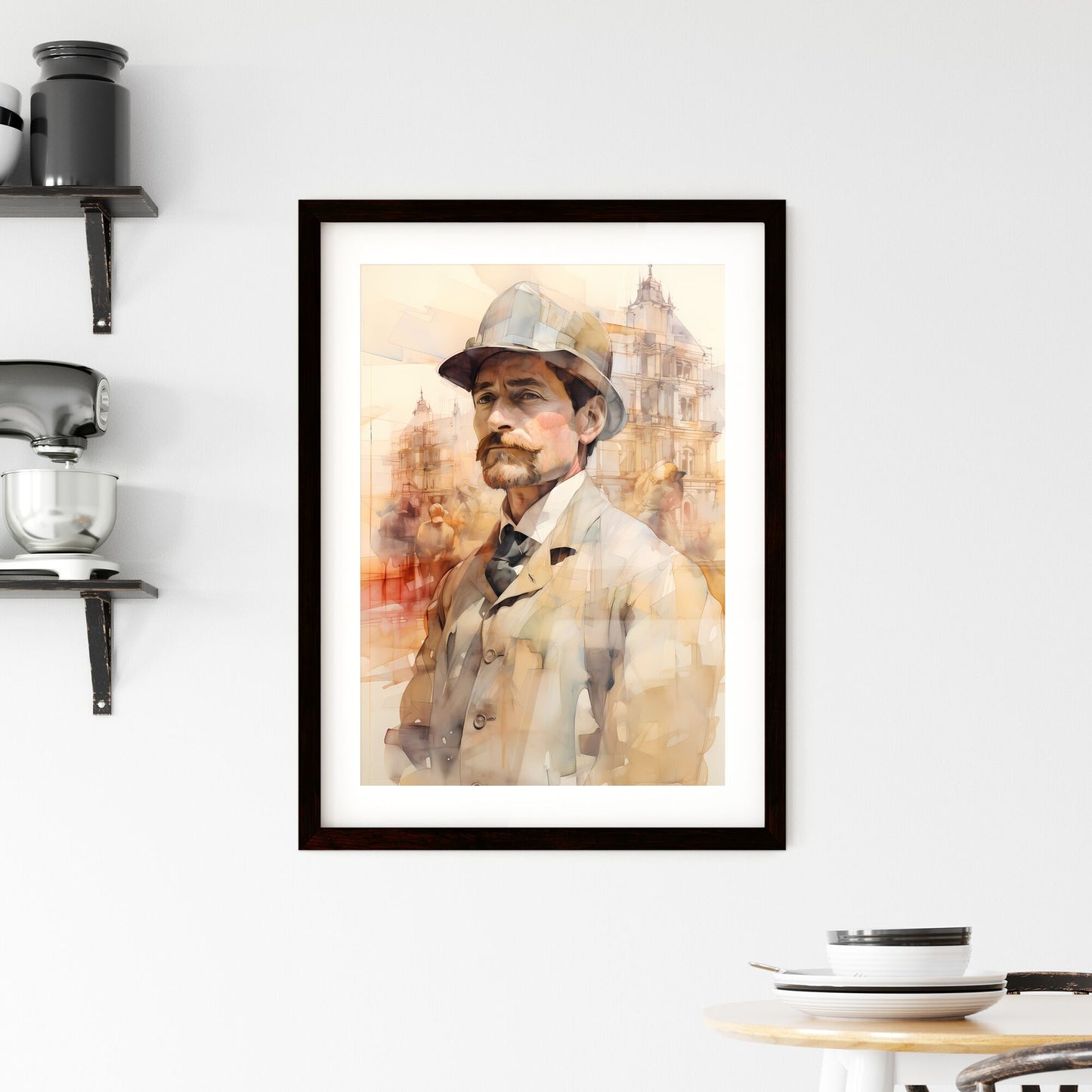 A Poster of Building constructer engineer - A Man Wearing A Hat Default Title