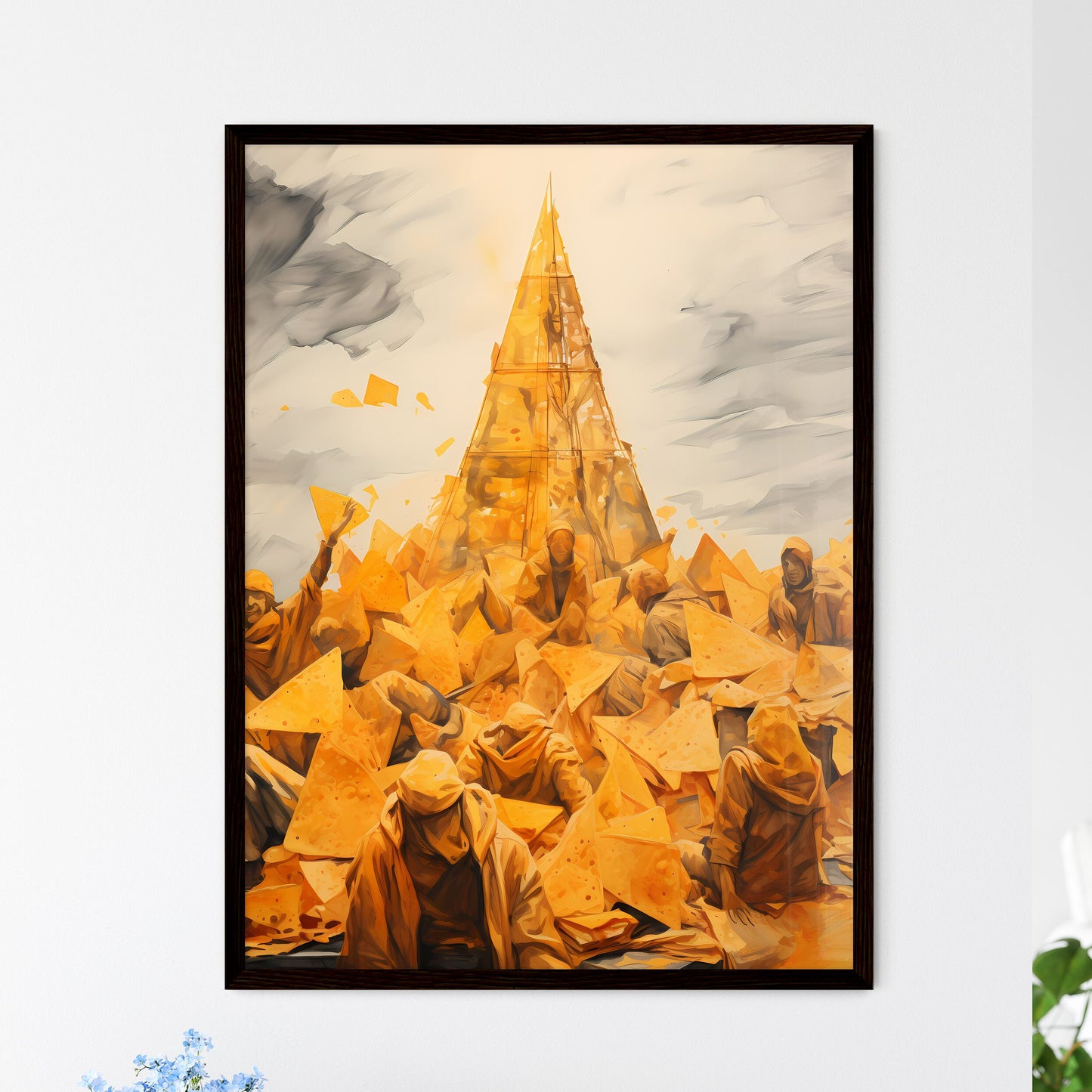 A Poster of Nachos - A Group Of People In Pyramids Default Title