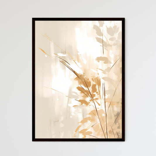 A Poster of Drawing of Minimal Style - A Pai - Framed Art Print