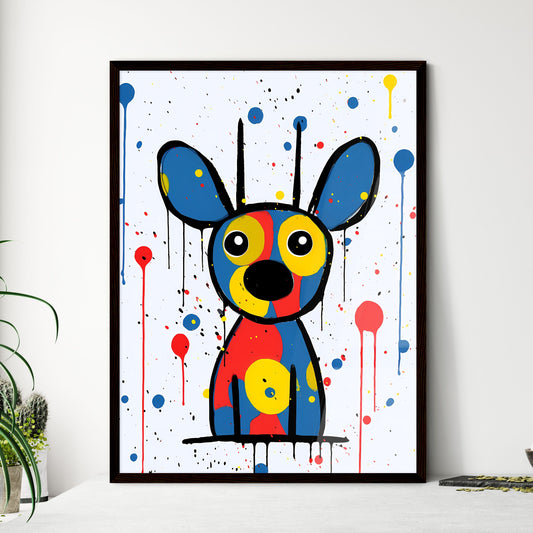 A Poster of minimalist pig art  Wall Art