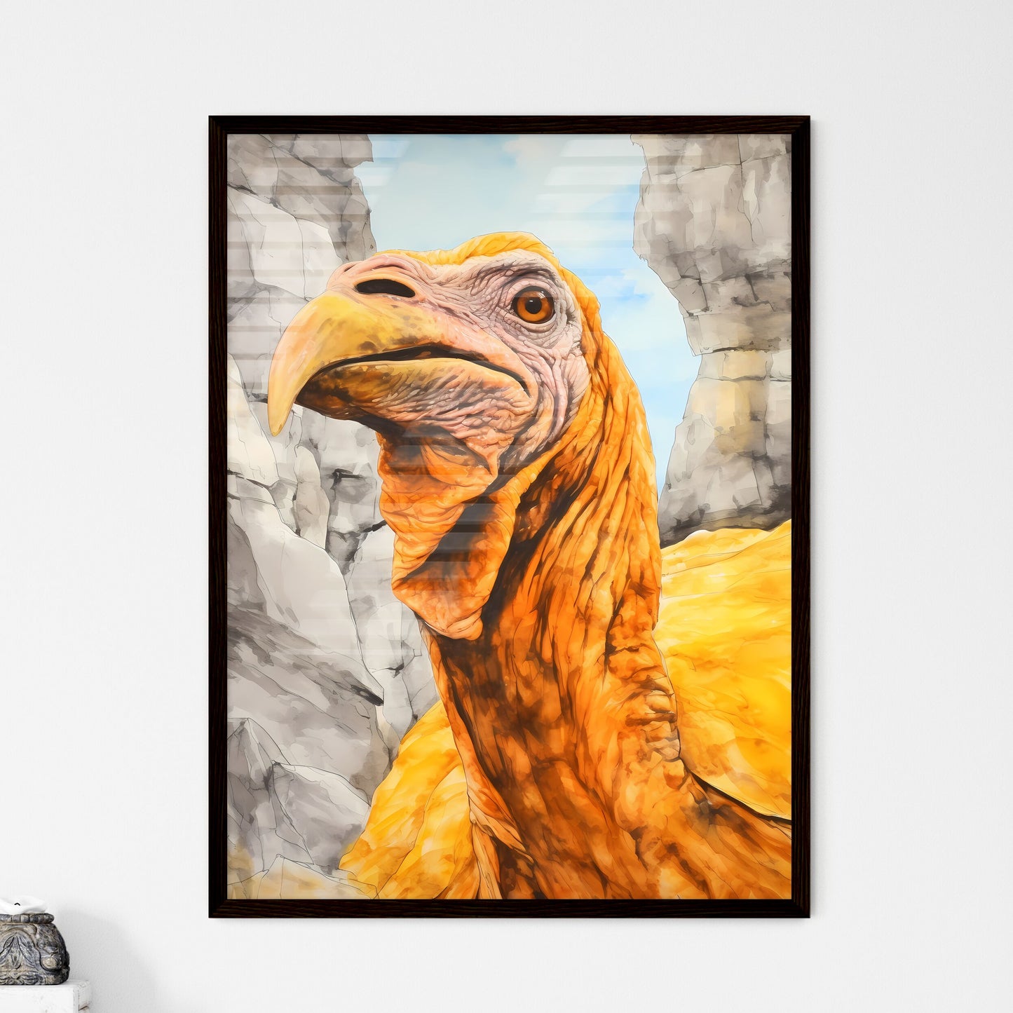 A Poster of Thanksgiving turkey - A Bird With A Long Neck Default Title