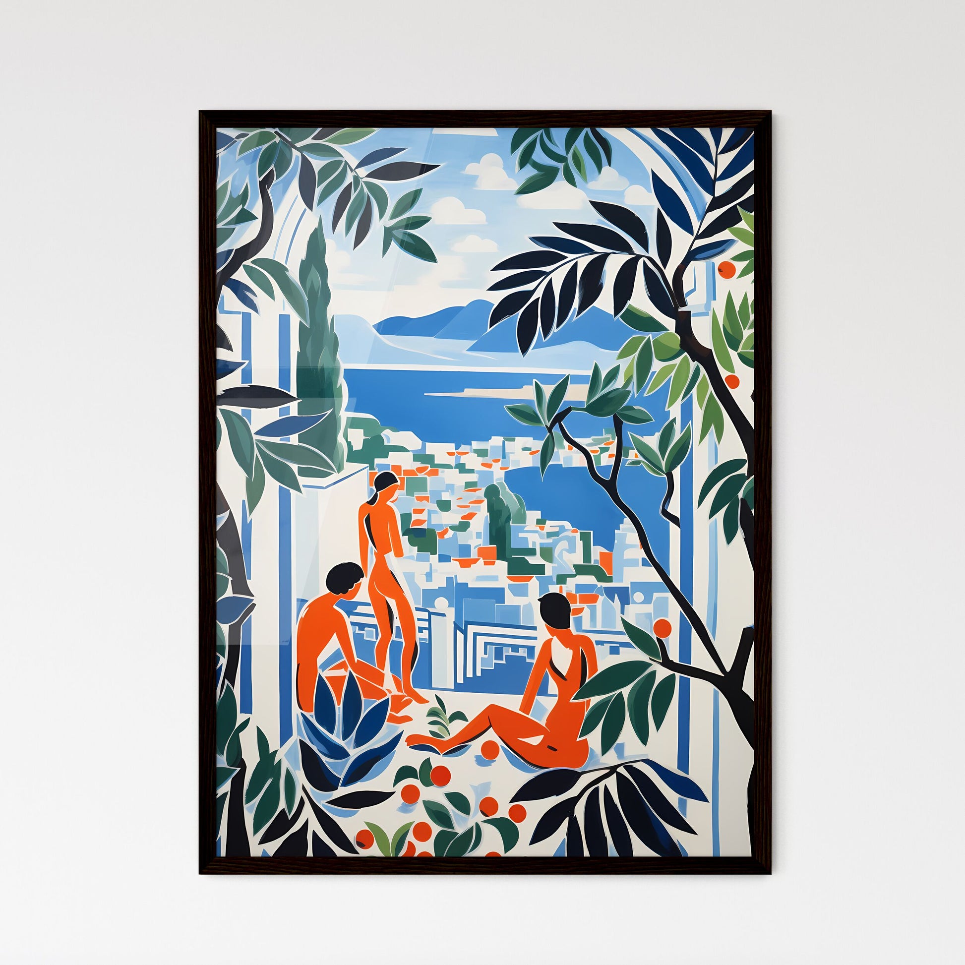 A Poster of if Matisse was a photographer -  - Framed Art Print