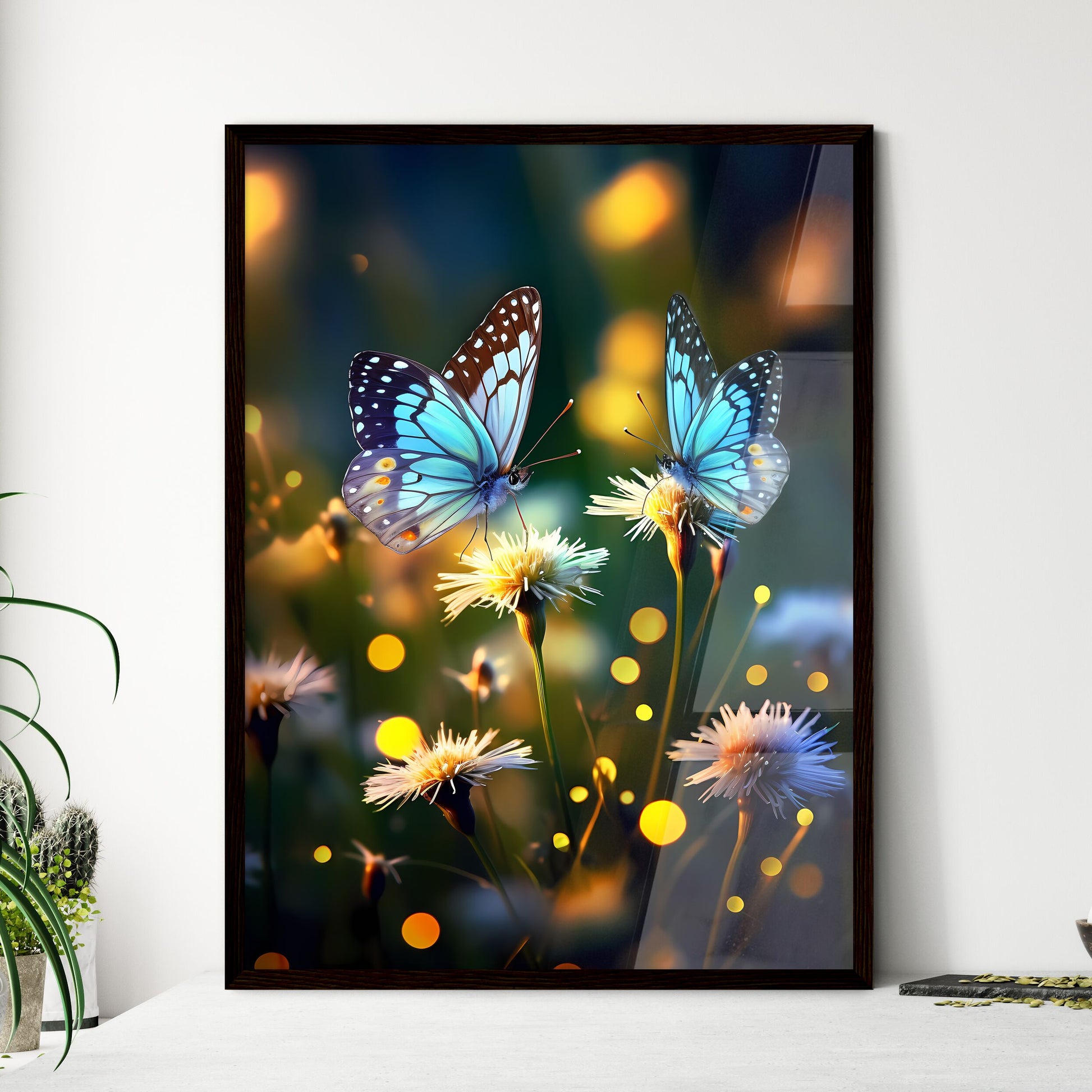 A Poster of A meadow full of flowers  Wall Art
