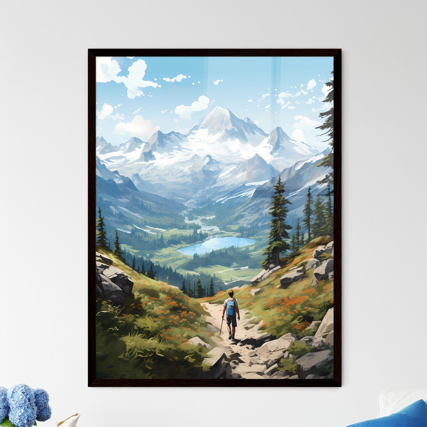 A Poster of Whistler National Park - A Perso - Framed Art Print