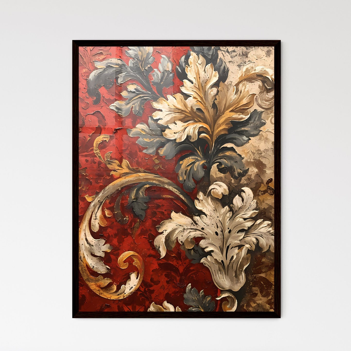 A Poster of vintage wallpaper design  Wall Art