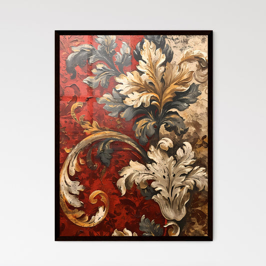 A Poster of vintage wallpaper design  Wall Art