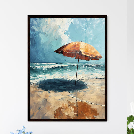 A Poster of Virginia Beach Virginia Art Sket - Framed Art Print