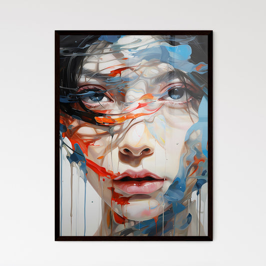 A Poster of An oil painting - A Painting O - Framed Art Print