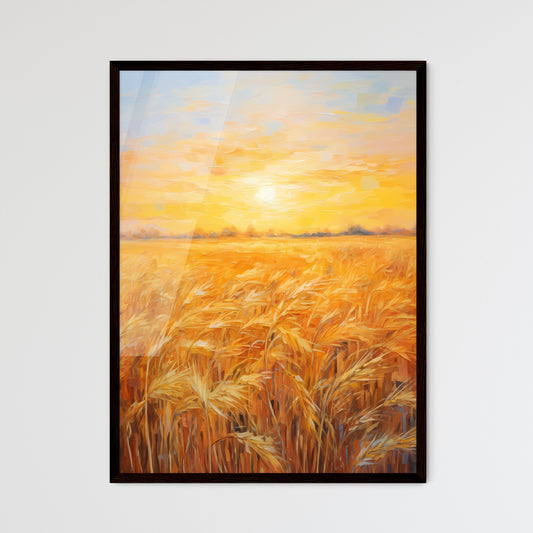 A Poster of An impressionist oil painting -  - Framed Art Print