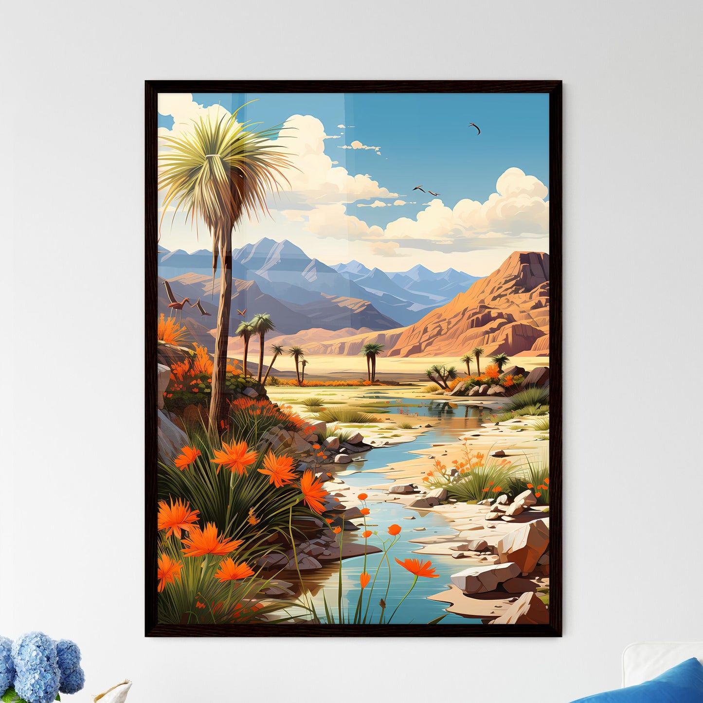 A Poster of Death Valley National park - A L - Framed Art Print