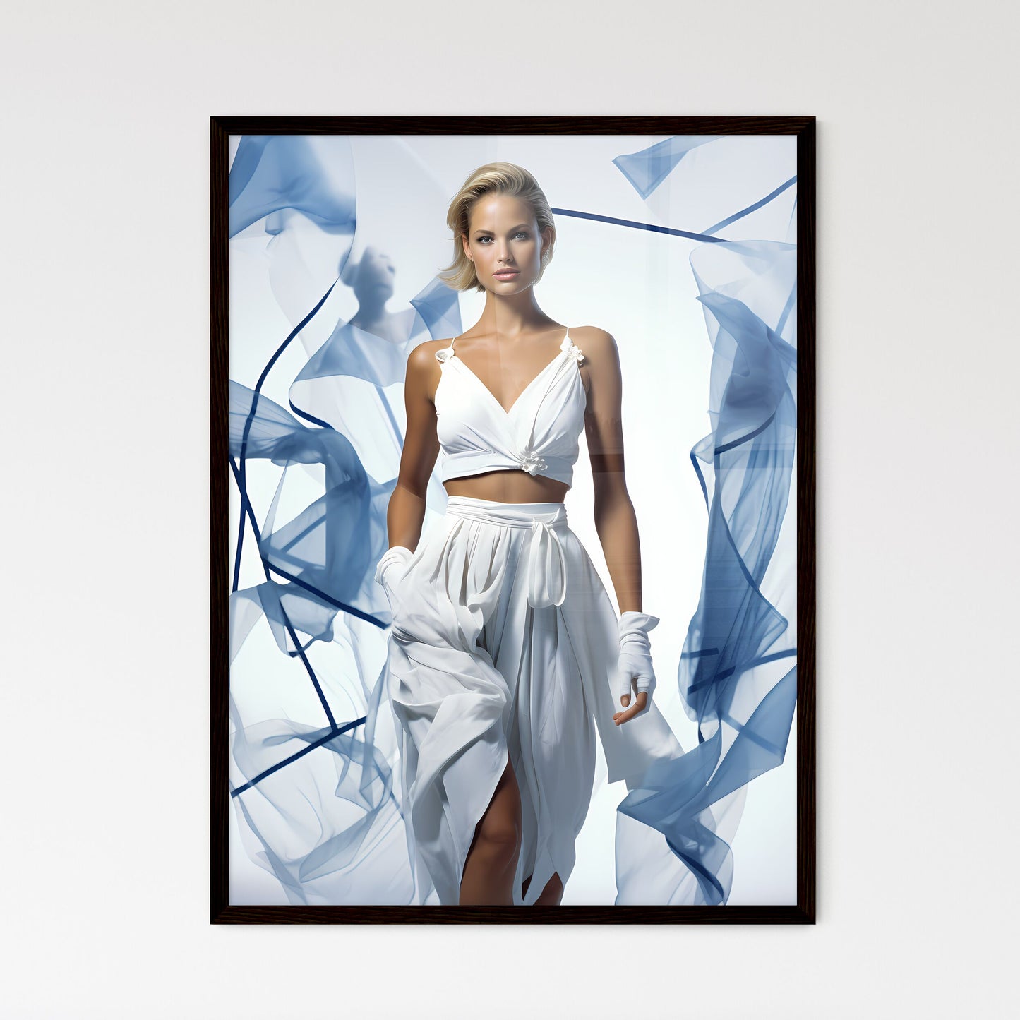 A Poster of person a new kind of woman - A W - Framed Art Print