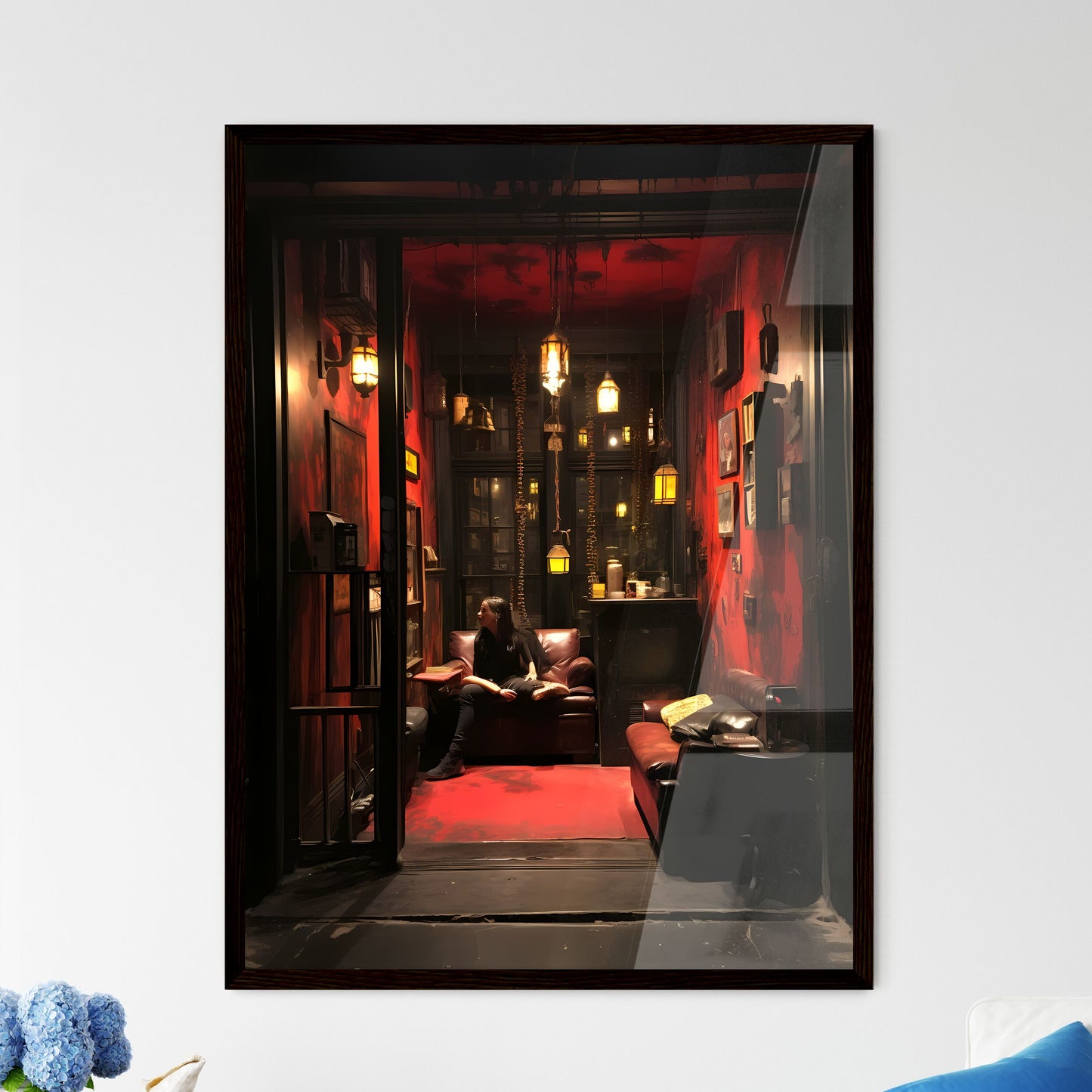 A Poster of person a new kind of woman - A W - Framed Art Print