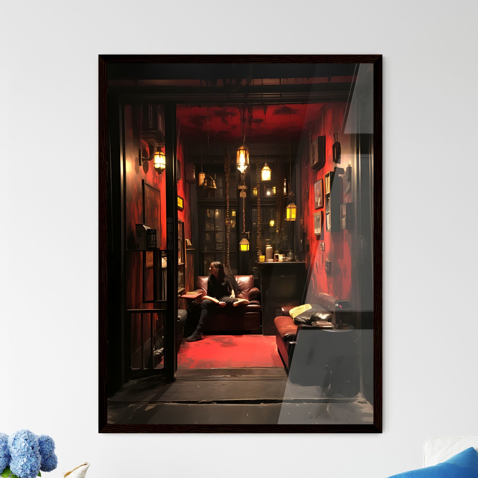 A Poster of person a new kind of woman - A W - Framed Art Print