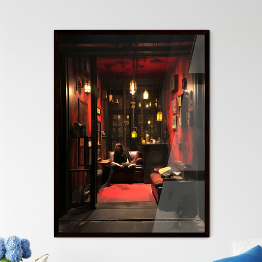 A Poster of person a new kind of woman - A W - Framed Art Print